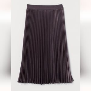 Pleated Skirt burgandy color